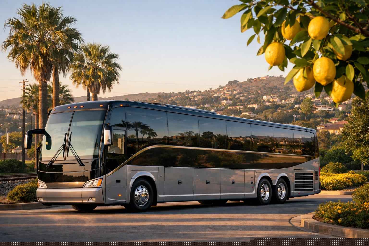 Charter Bus Service Lemon Grove Ca