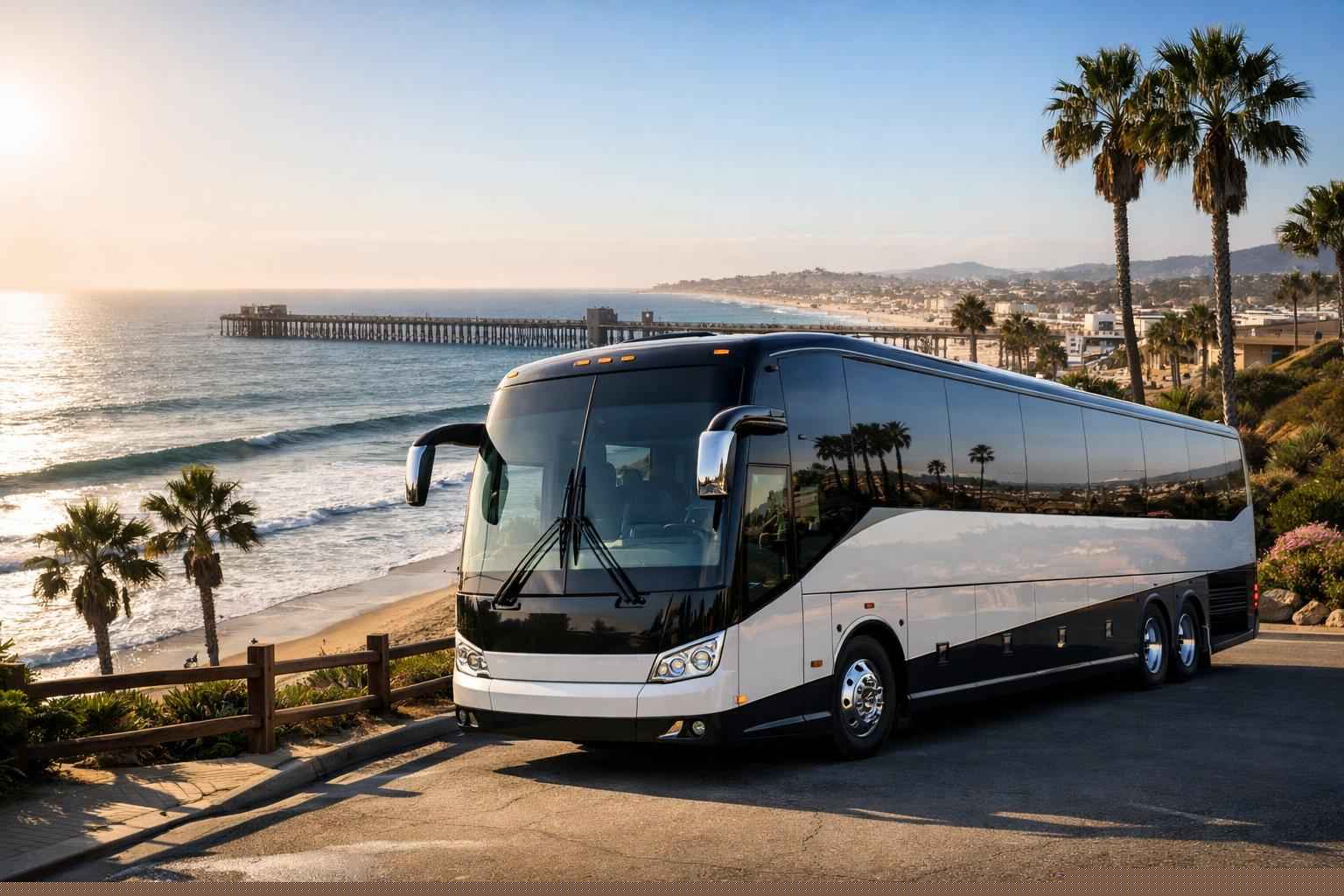 Charter Bus Rental In Oceanside California Charter Bus Service Oceanside Ca