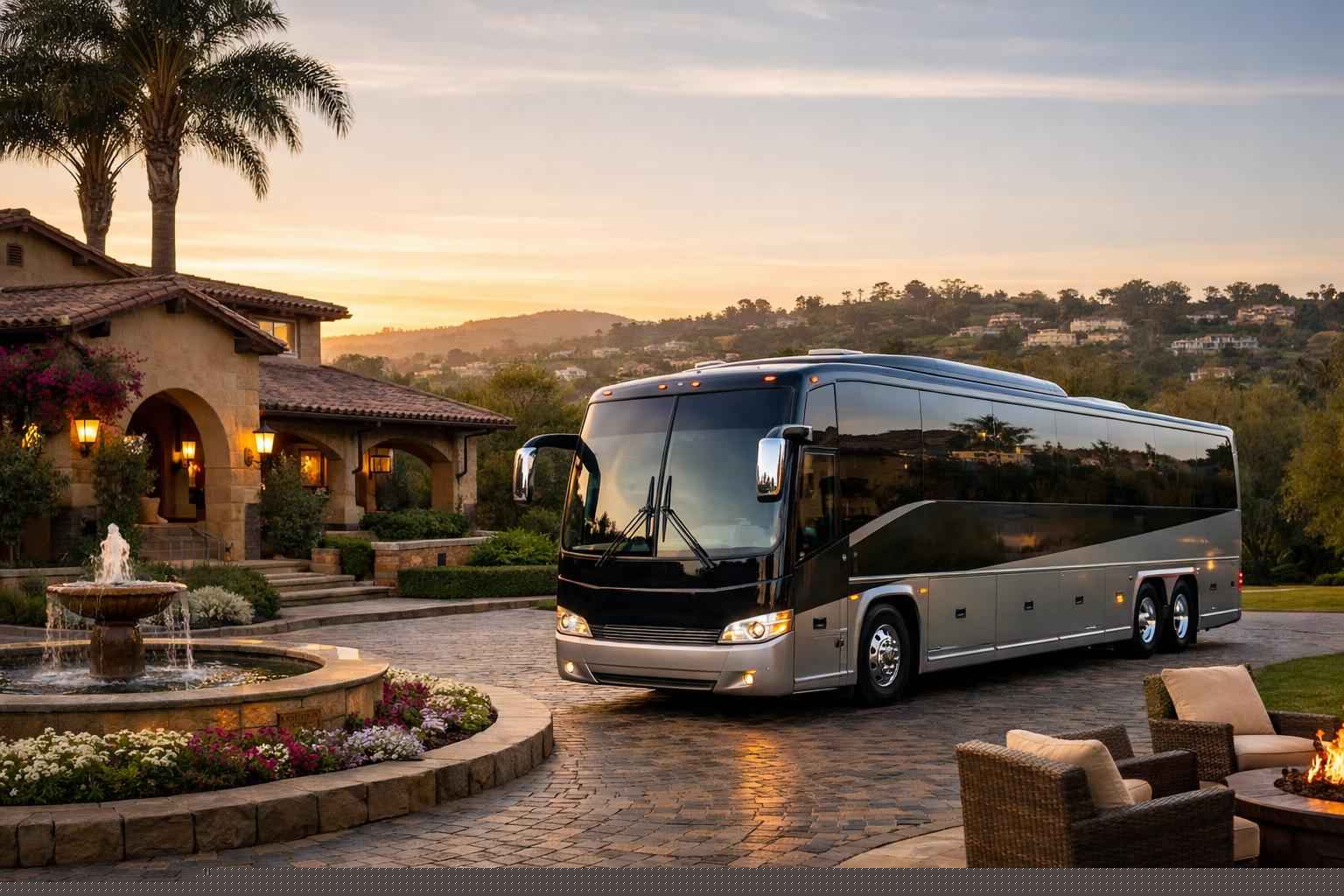Charter Bus Rental In Rancho Santa Fe California Charter Bus Service Rancho Santa Fe Ca