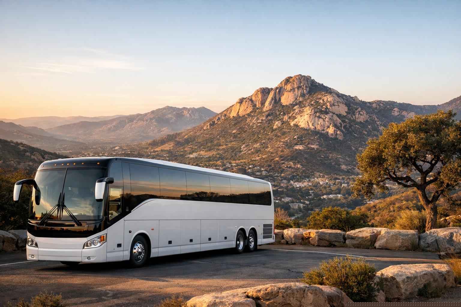 Charter Bus Rental In Granite Hills California Charter Buses In Granite Hills California