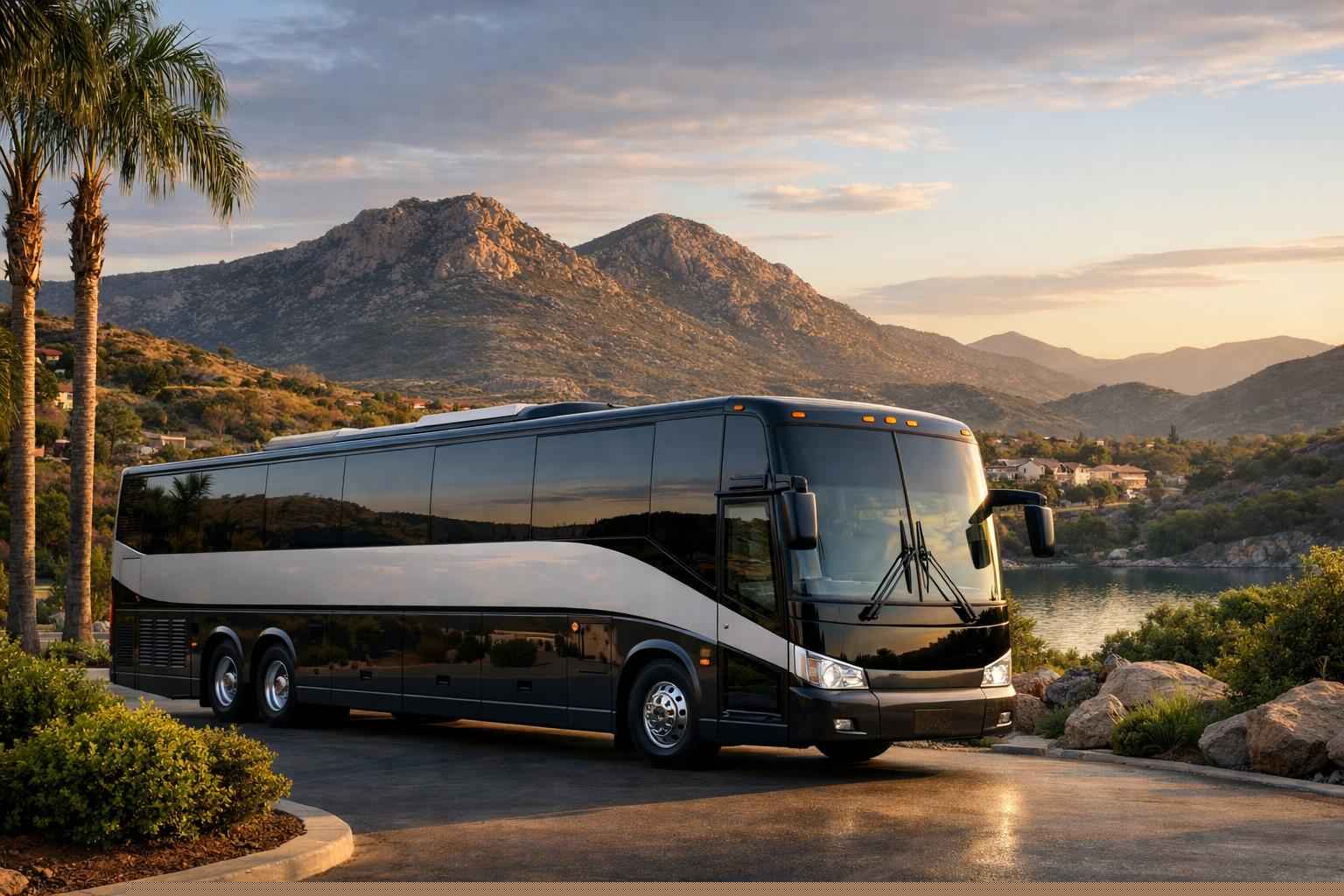 Charter Bus Rental In Poway California Charter Buses In Poway California