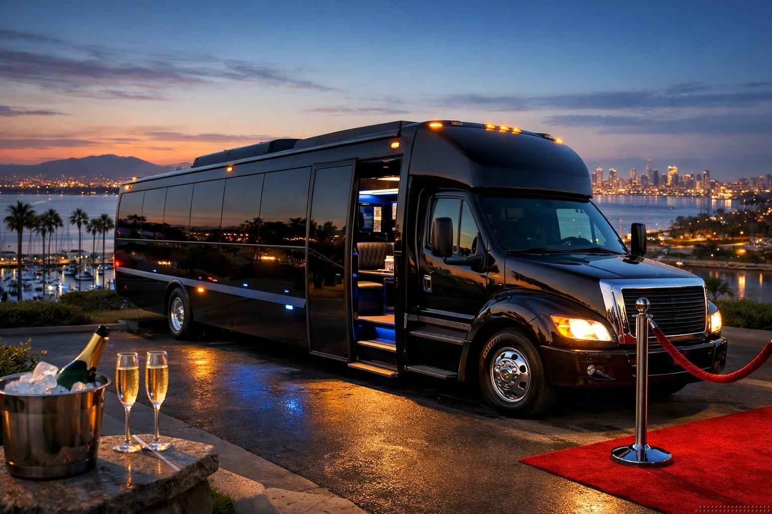 Chula Vista California Limo Bus Rental