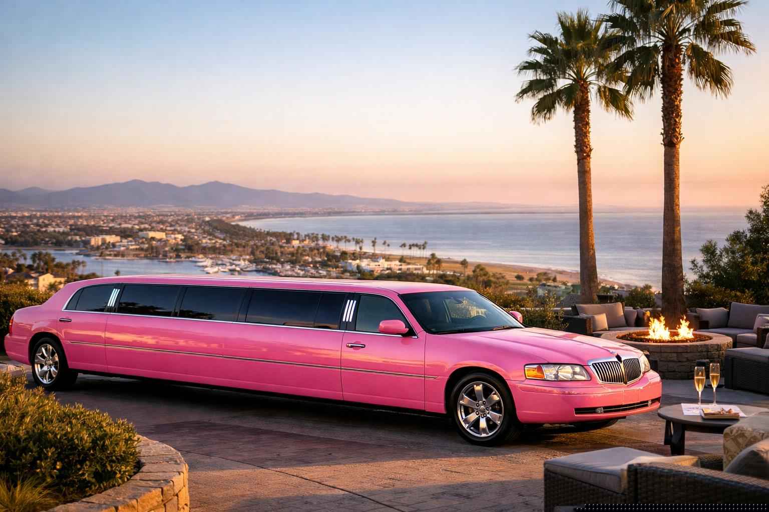 Chula Vista California Pink Limo Rental