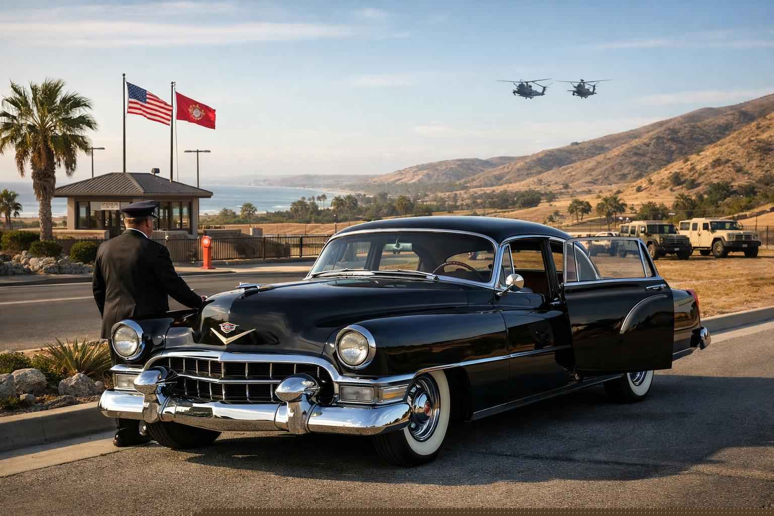 Classic Car Chauffeur Service Camp Pendleton South Ca
