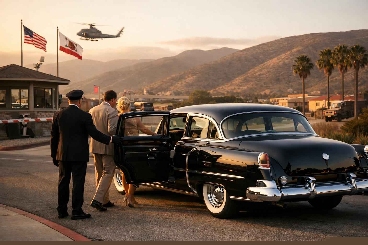 Classic Car Chauffeur Service Near Me Camp Pendleton South Ca