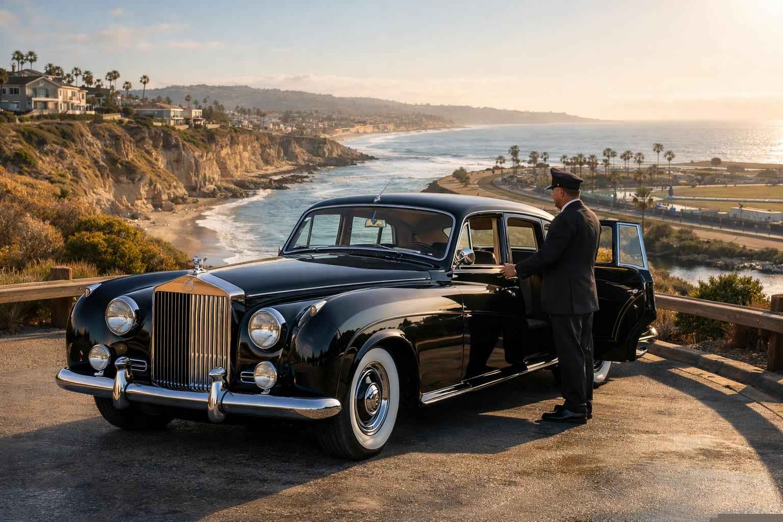 Classic Car Chauffeur Service Near Me Del Mar Ca