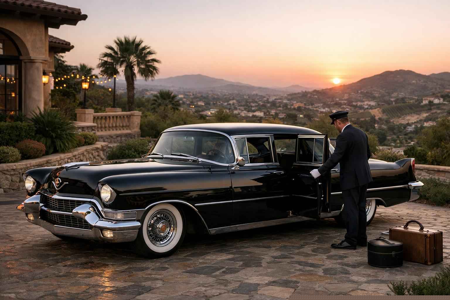 Classic Car Chauffeur Service Near Me Escondido Ca