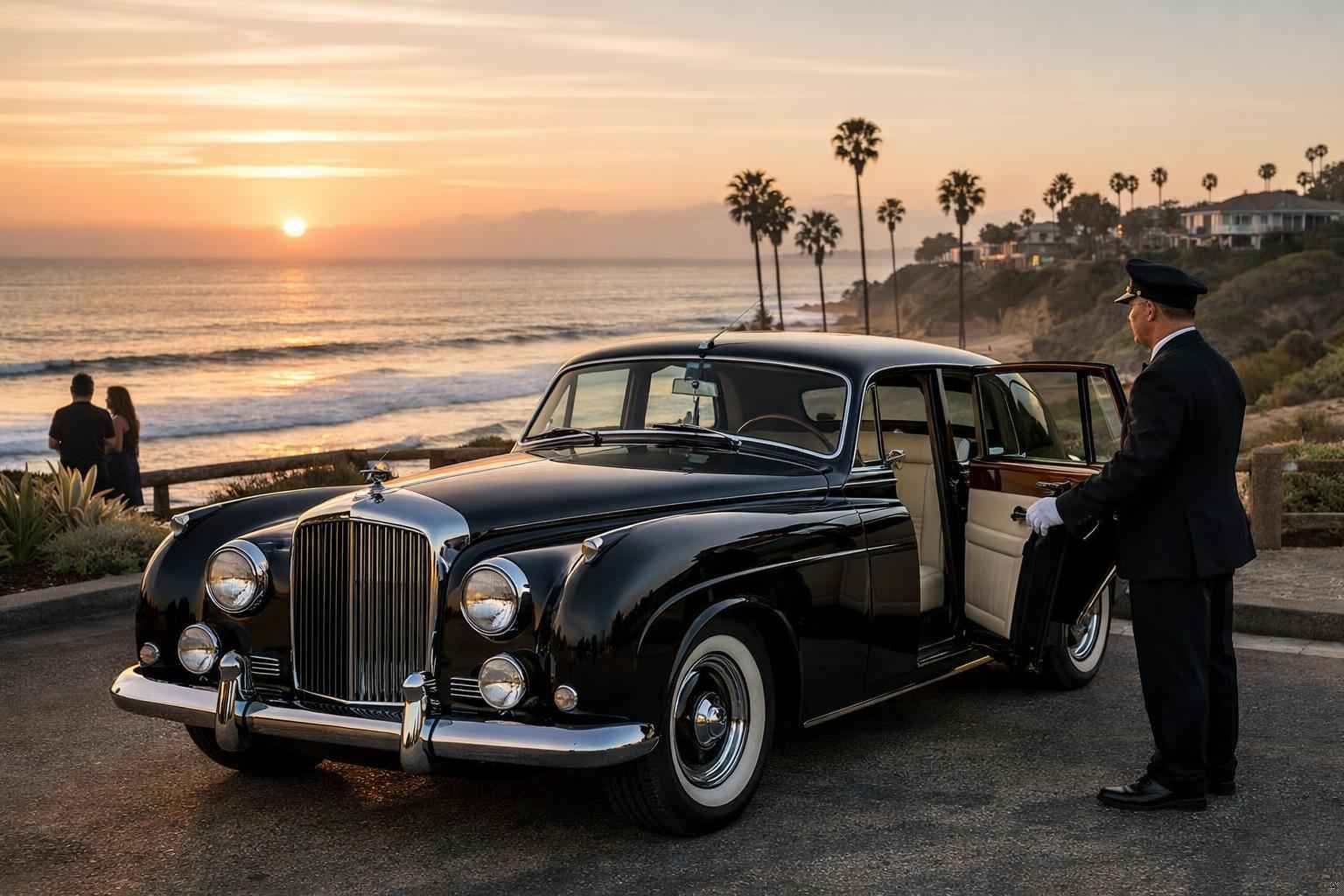 Classic Car Chauffeur Service In Solana Beach California Classic Car Chauffeur Service Near Me Solana Beach Ca