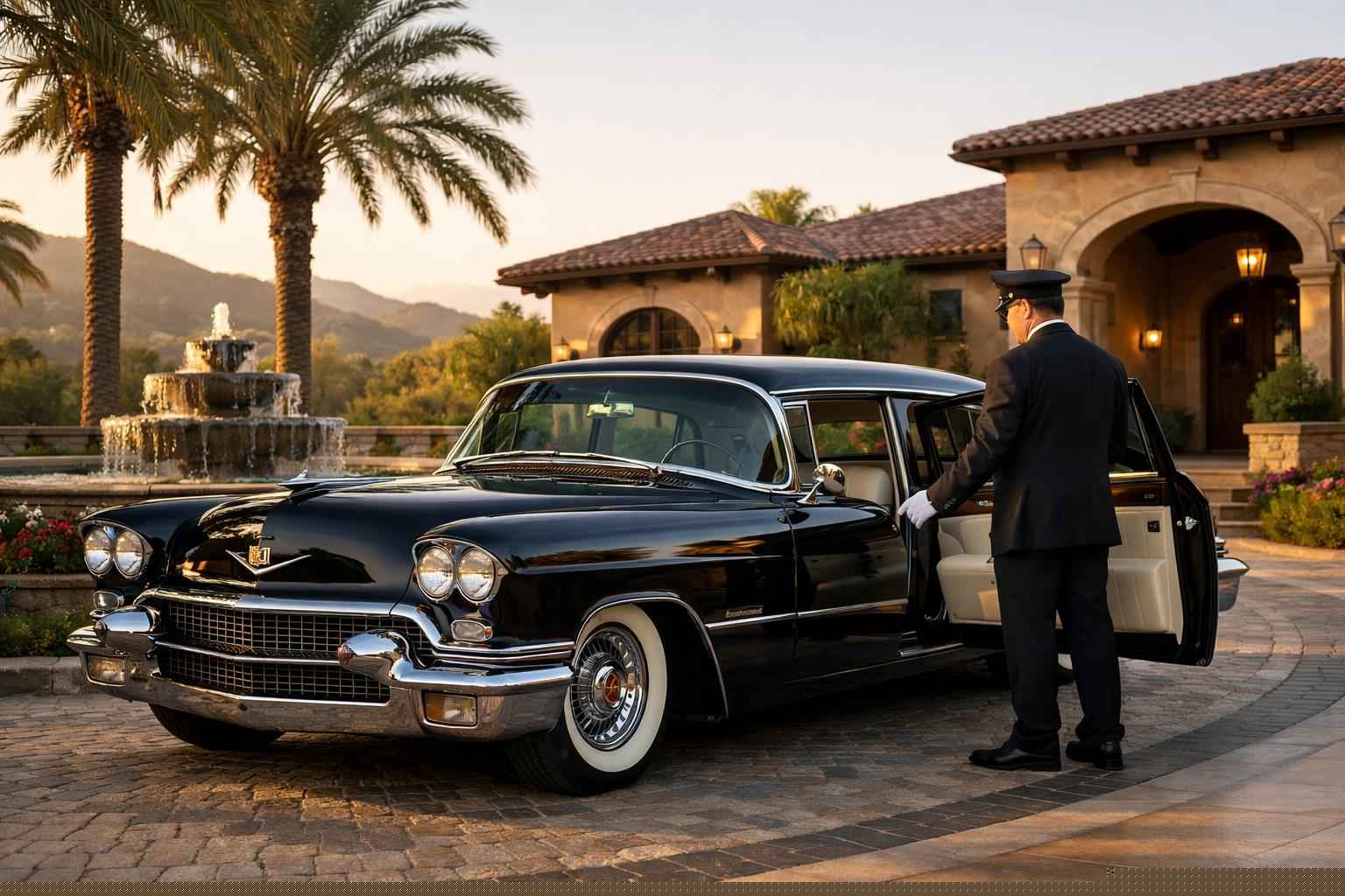 Classic Car Chauffeur Service Poway Ca