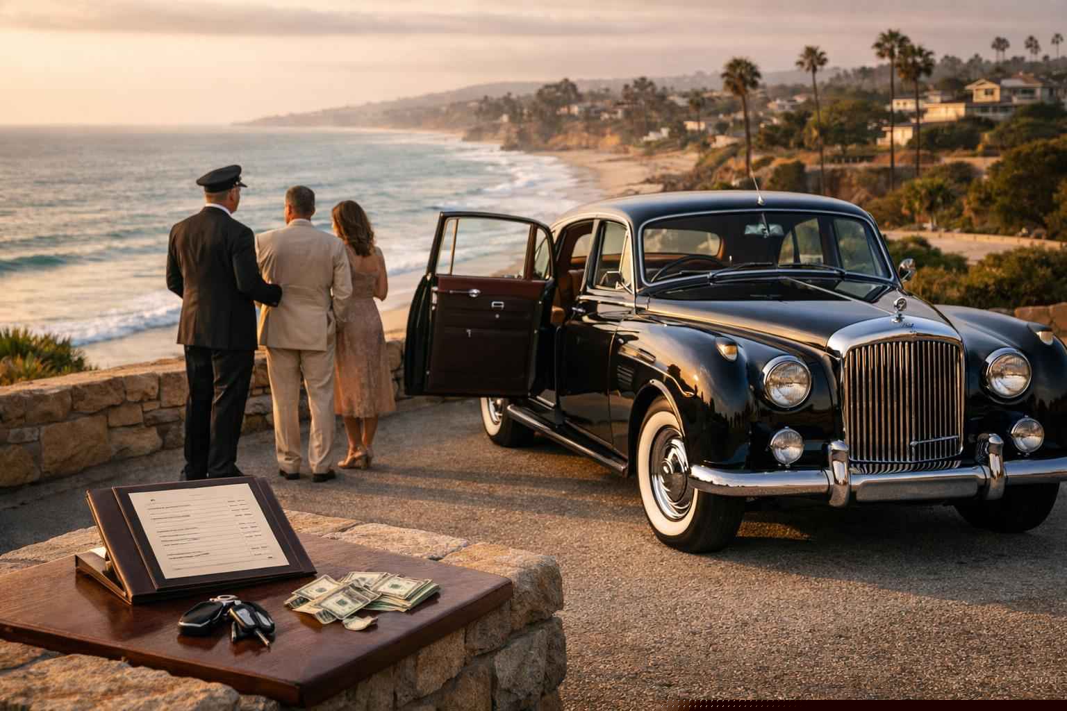 Classic Car Chauffeur Service Prices In Del Mar Ca