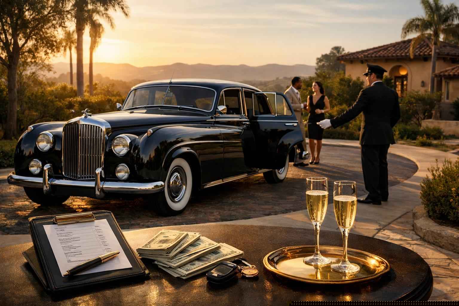 Classic Car Chauffeur Service Prices In Escondido Ca