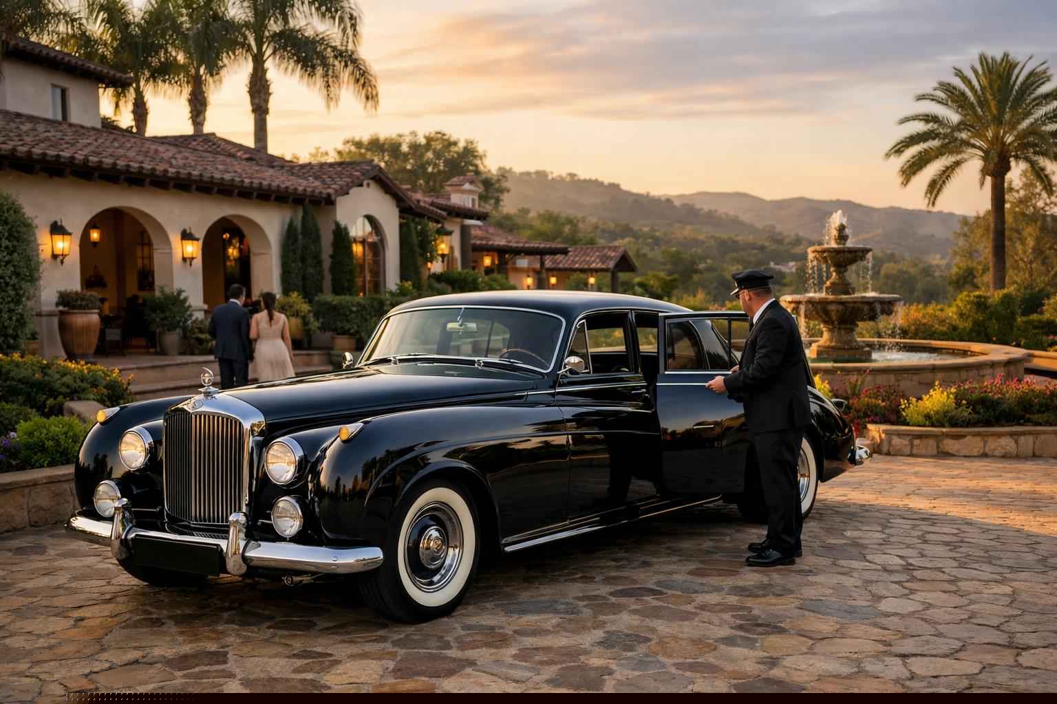 Classic Car Chauffeur Service Rancho Santa Fe Ca