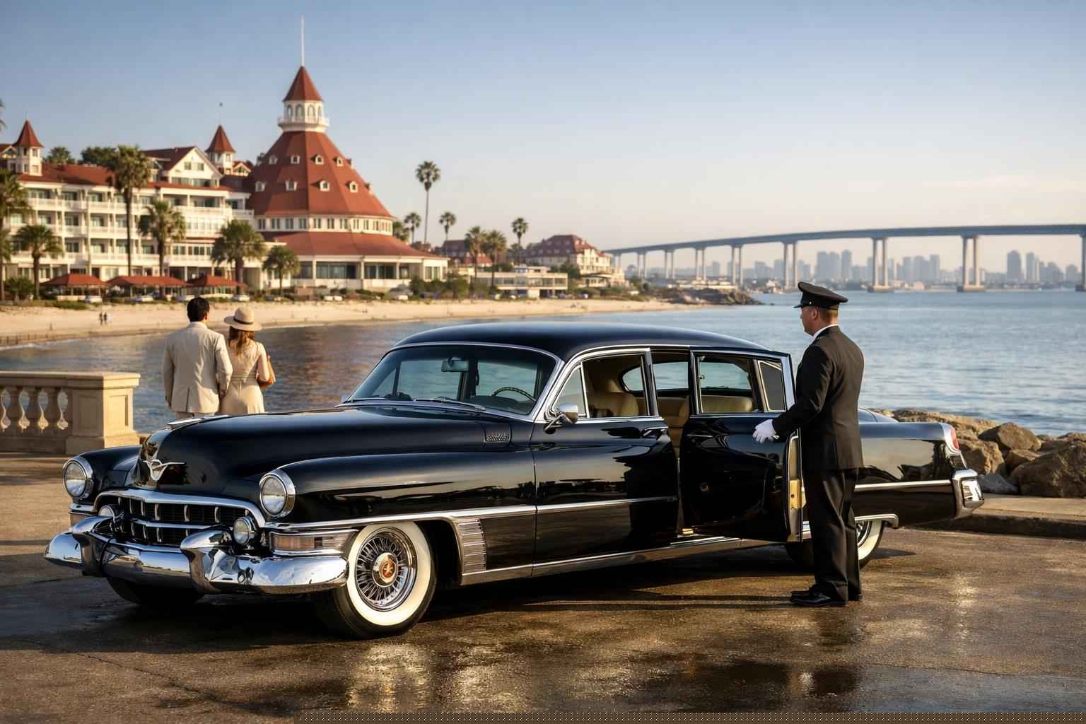 Classic Car Chauffeur Service In Coronado California Classic Car Chauffeur Service Services In Coronado California