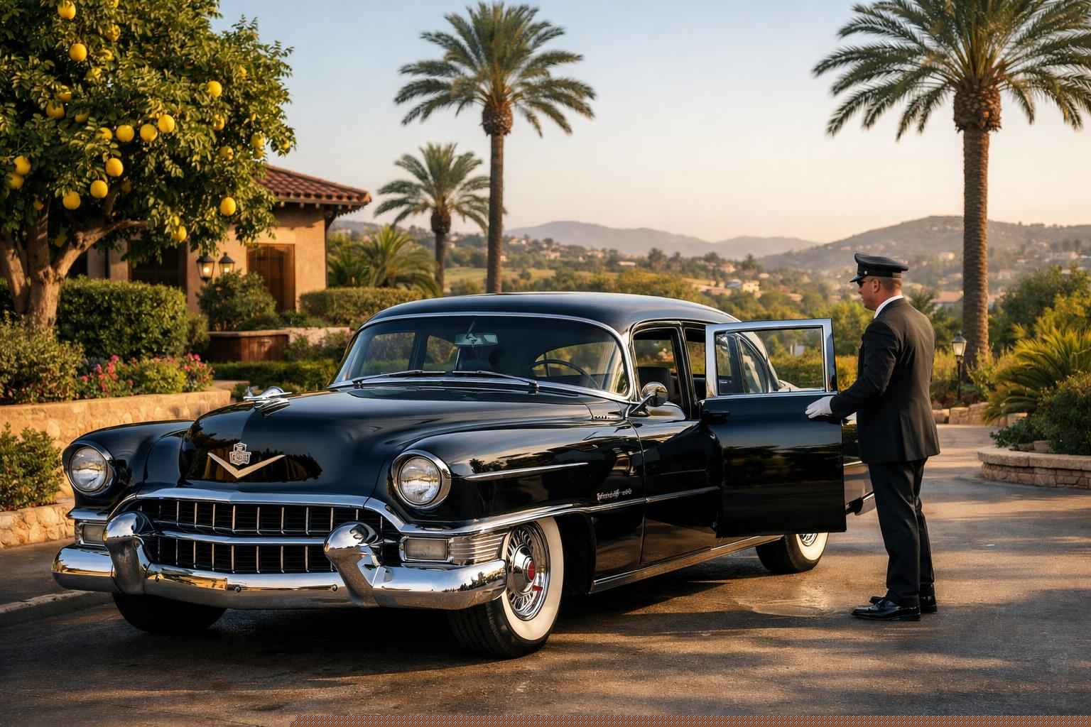 Classic Car Chauffeur Service Services In Lemon Grove California