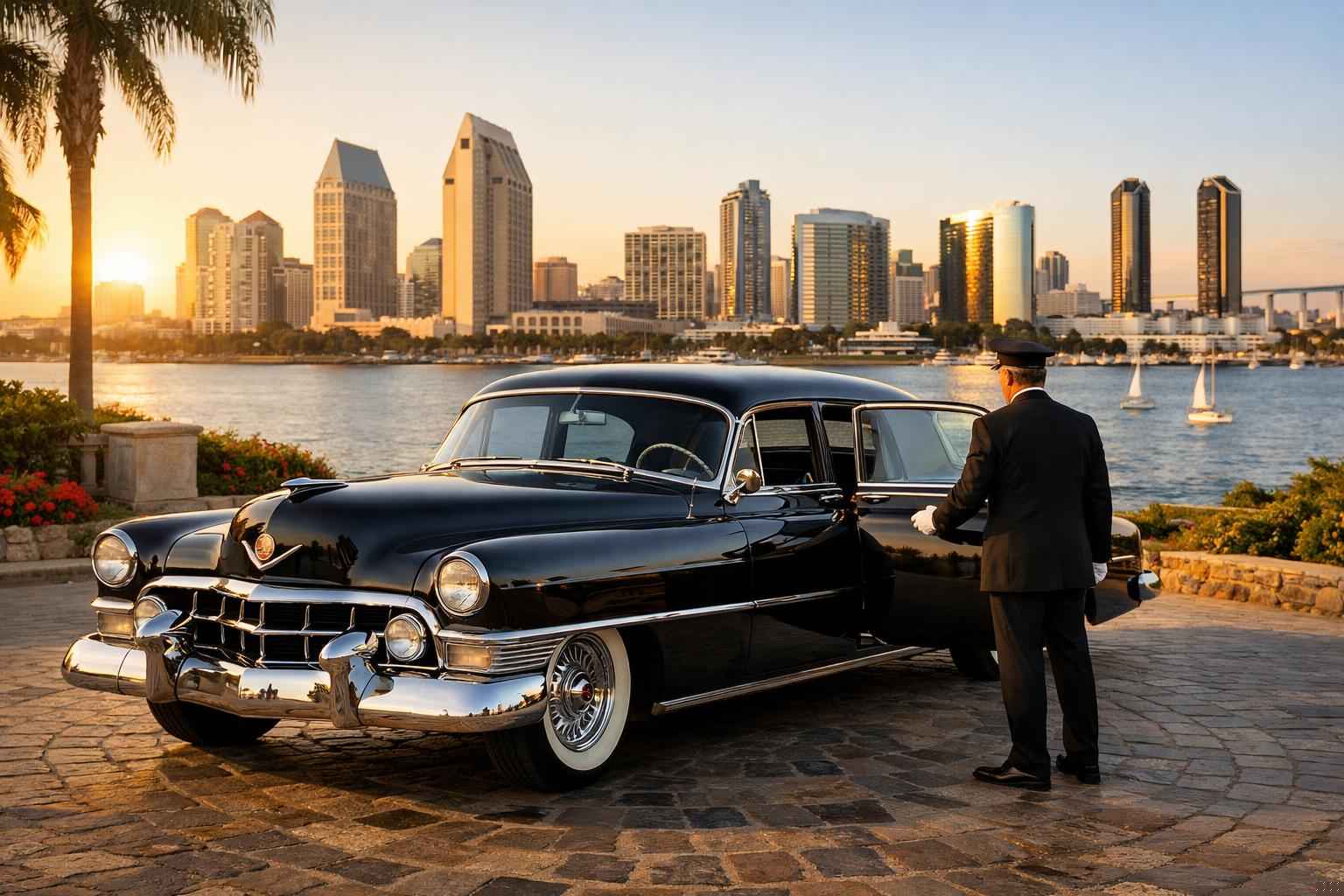 Classic Car Chauffeur Service Services In San Diego California