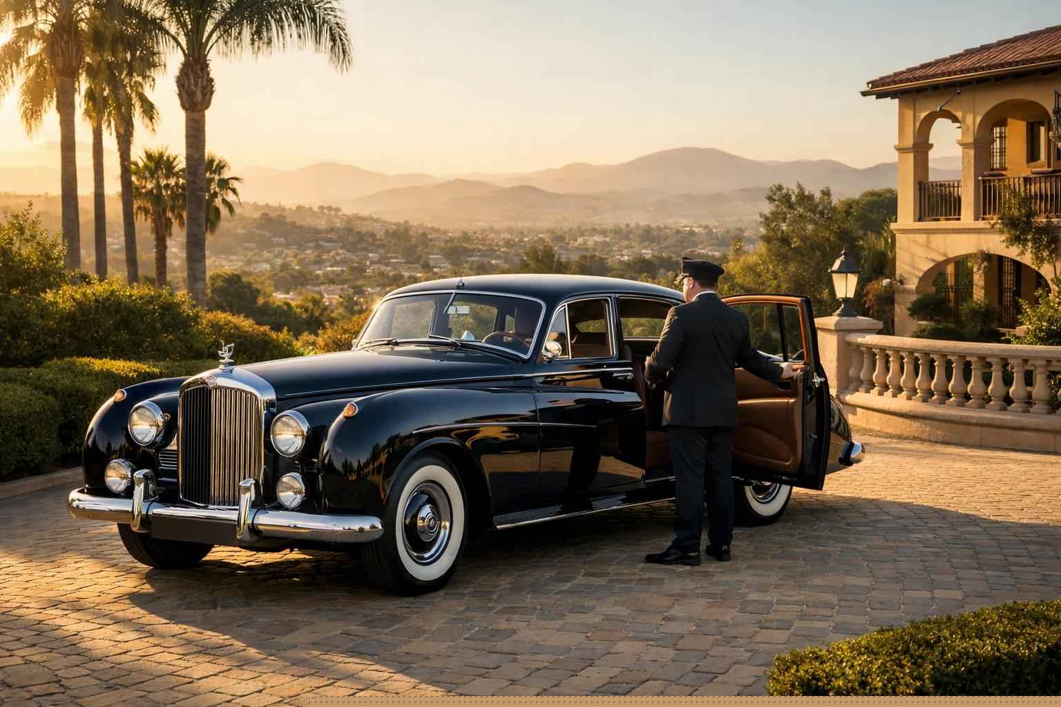 Classic Car Chauffeur Service Services In Vista California