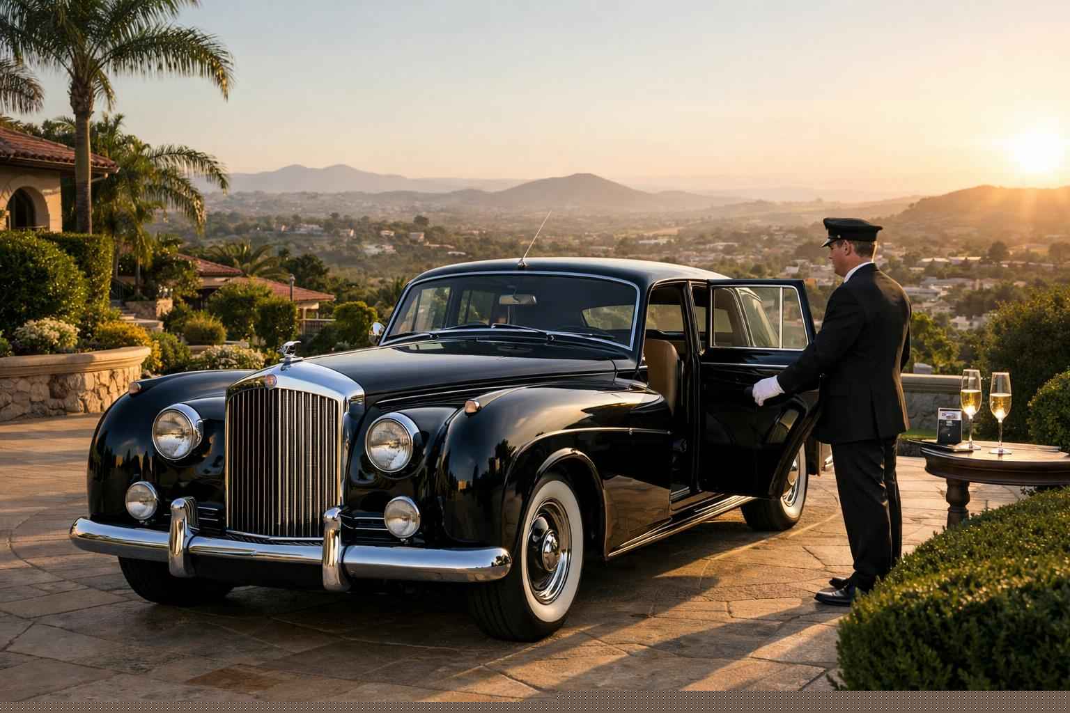 Classic Car Chauffeur Service Vista Ca