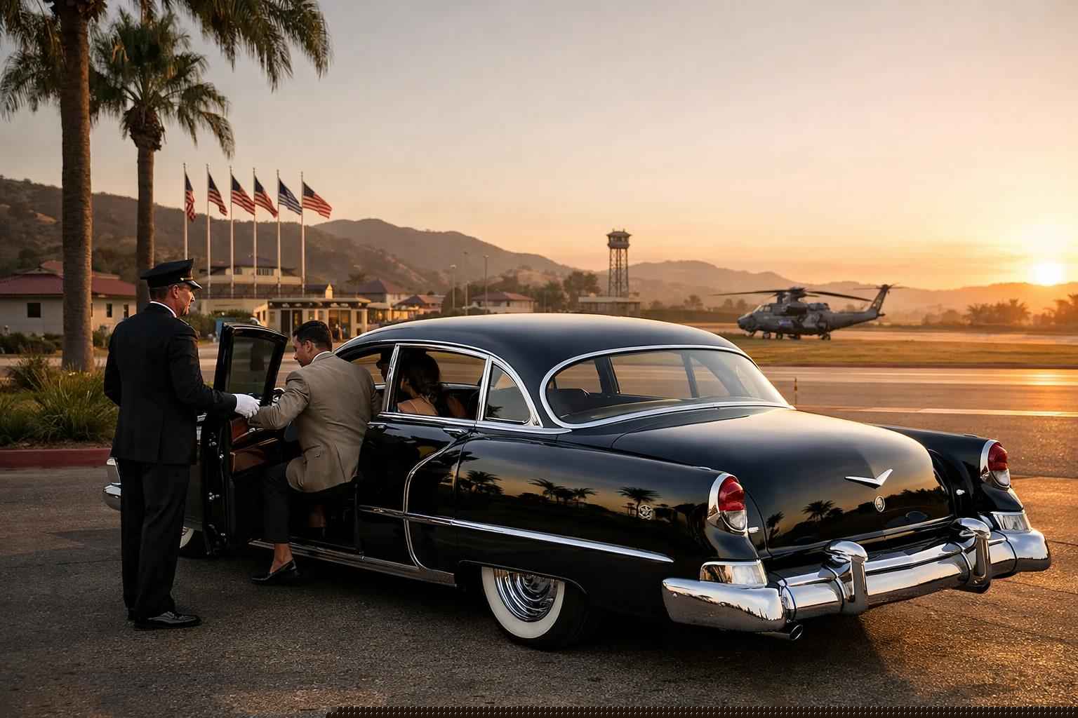 Classic Car Chauffeur Services In Camp Pendleton South California