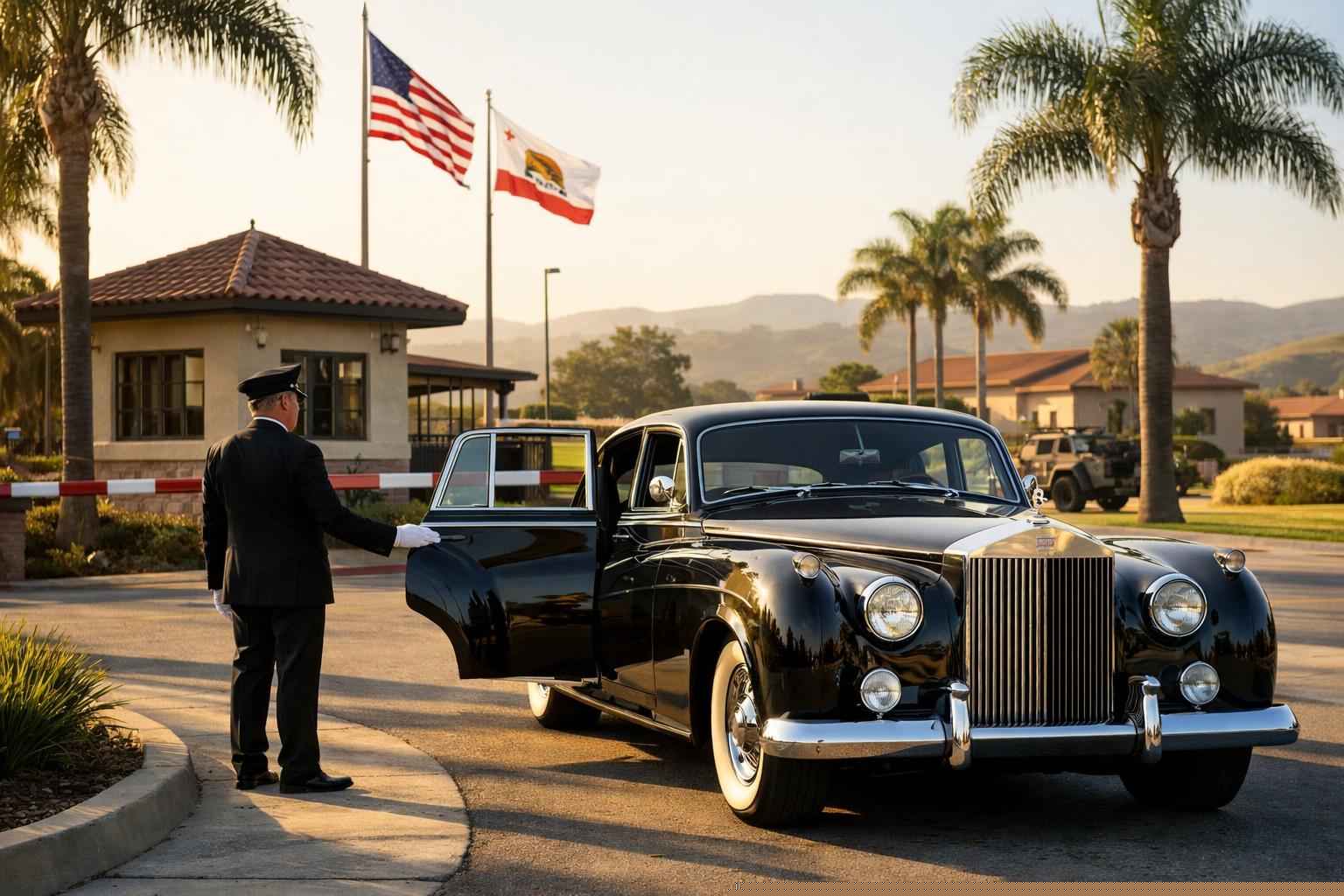 Classic Car Chauffeur Service In Camp Pendleton Mainside California Classic Cars With Chauffeur In Camp Pendleton Mainside California
