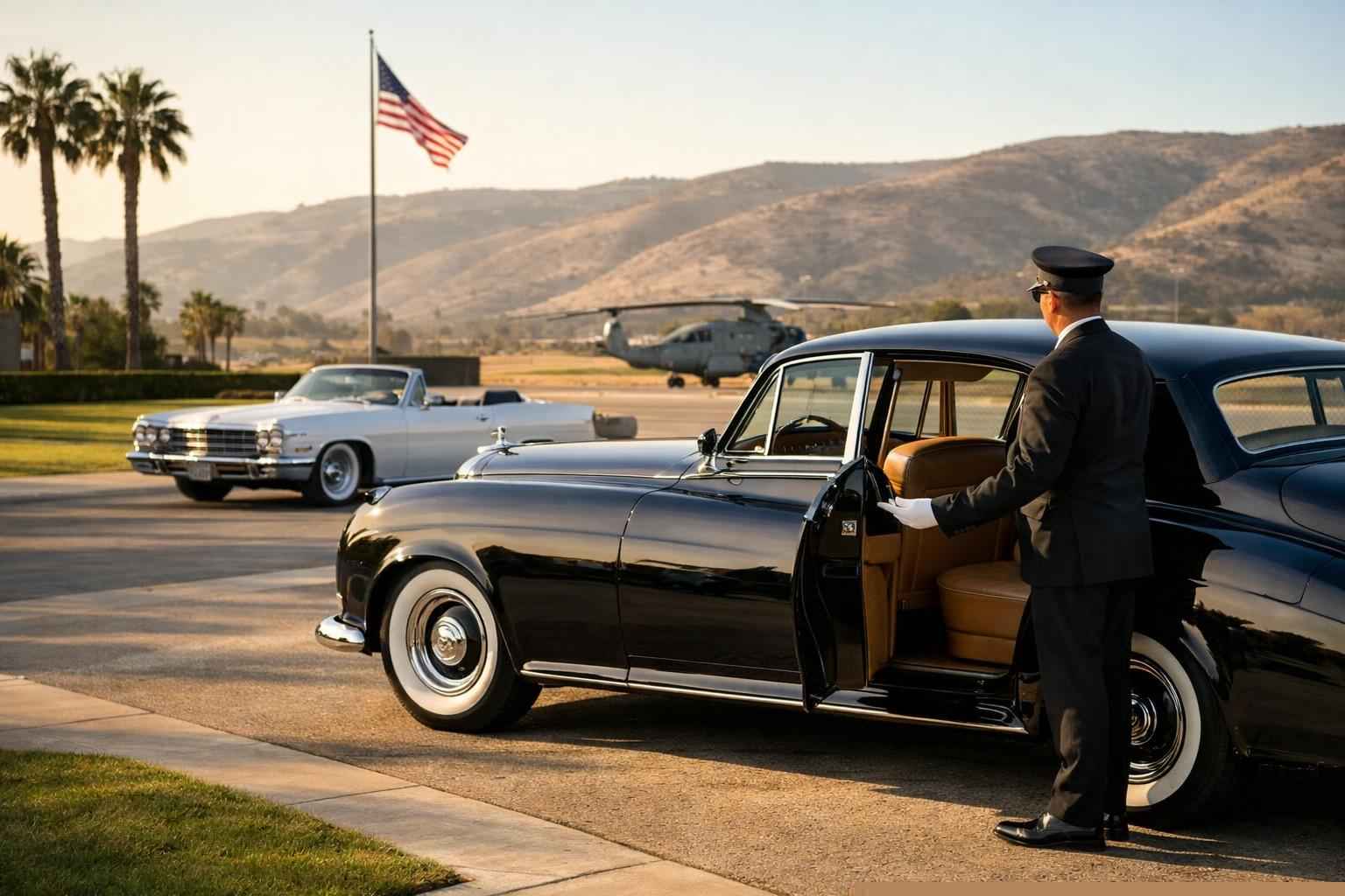 Classic Cars With Chauffeur In Camp Pendleton South California