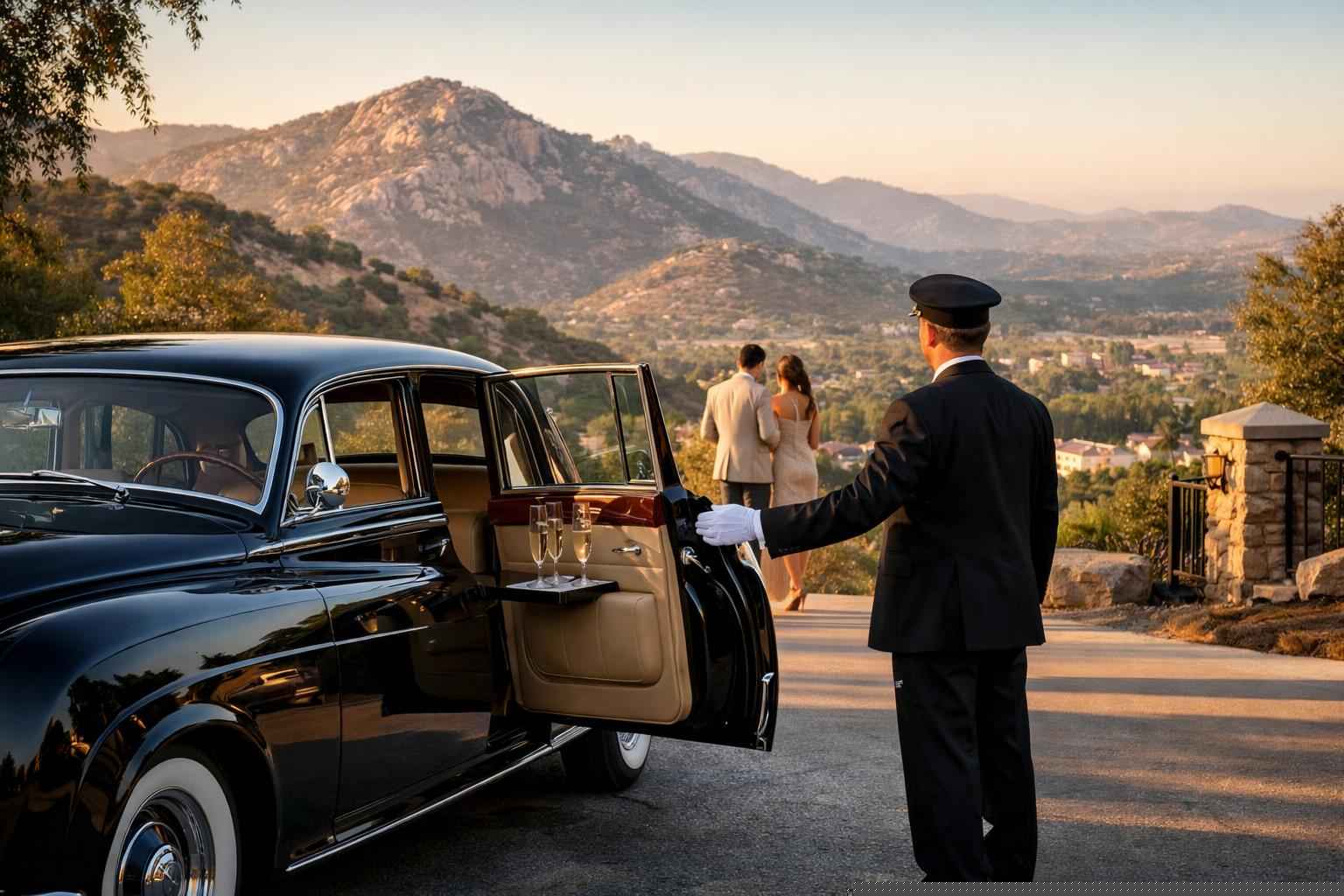 Classic Car Chauffeur Service In Granite Hills California Classic Cars With Chauffeur In Granite Hills California