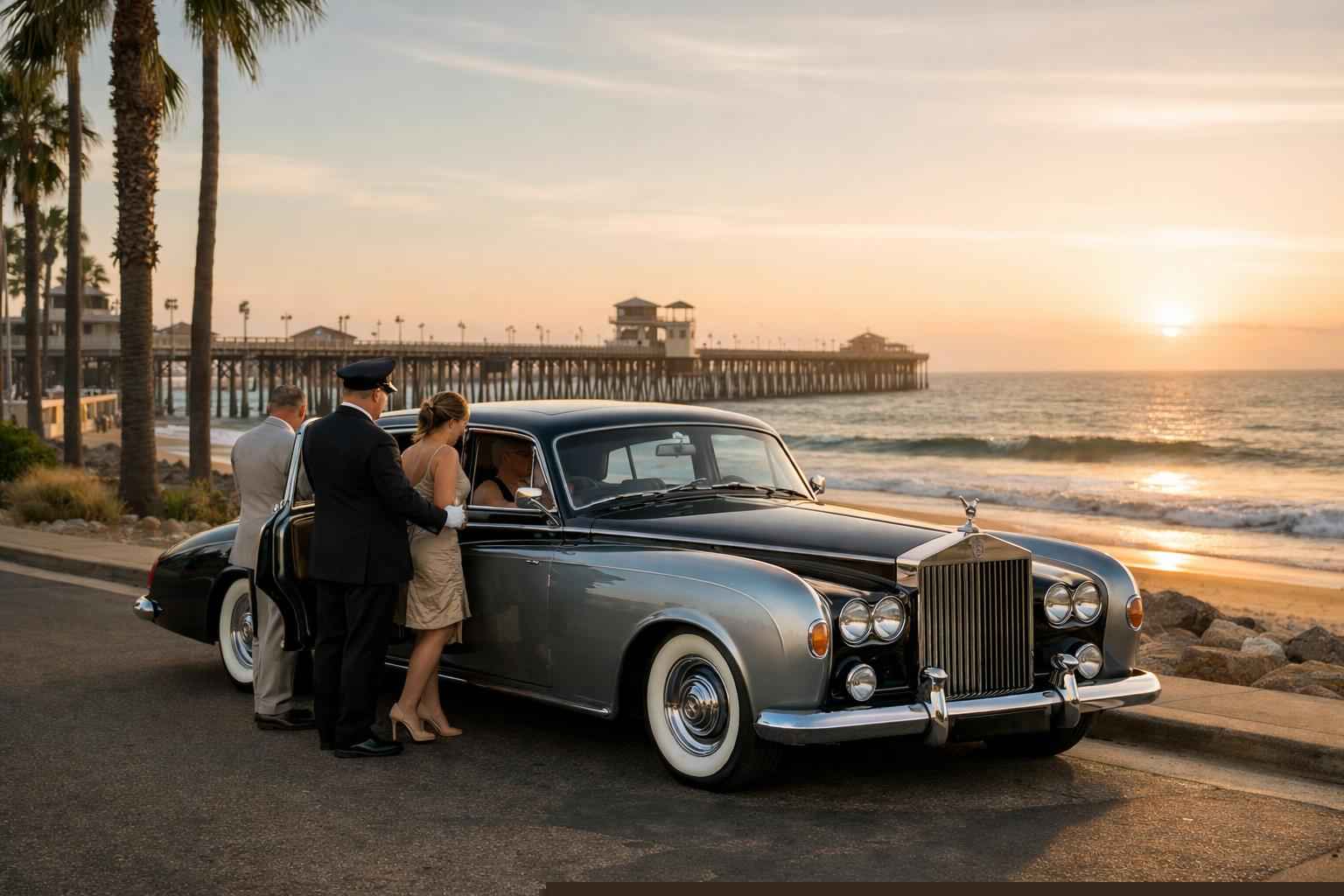 Classic Car Chauffeur Service In Oceanside California Classic Cars With Chauffeur In Oceanside California