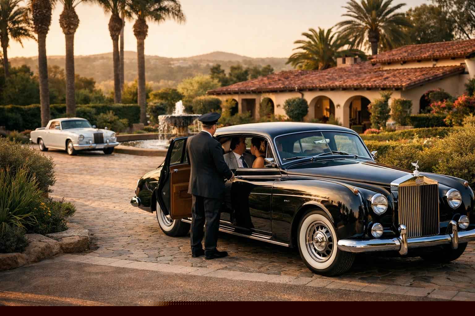 Classic Cars With Chauffeur In Rancho Santa Fe California