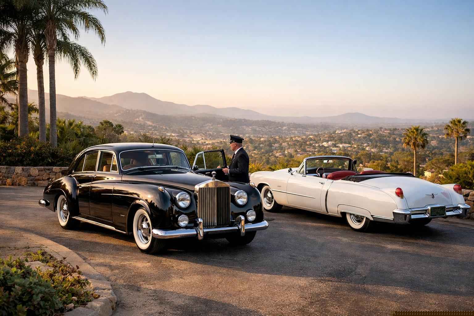 Classic Cars With Chauffeur In Vista California