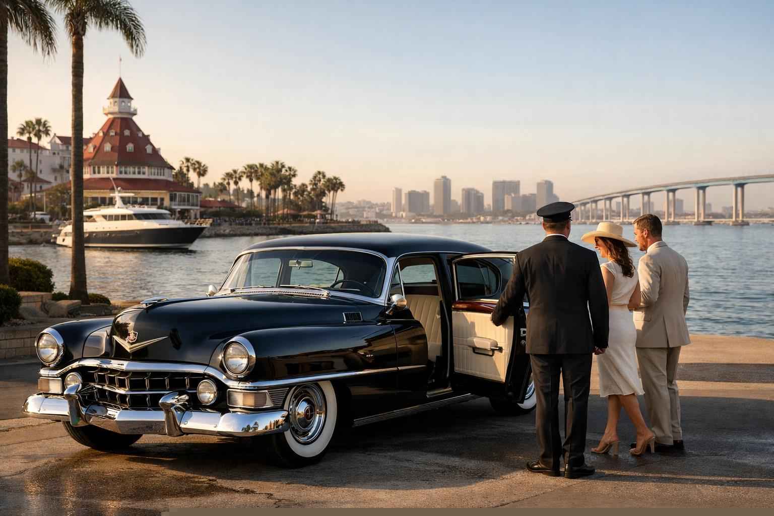 Classic Car Chauffeur Service In Coronado California Coronado Ca Classic Car Rental And Chauffeur Service