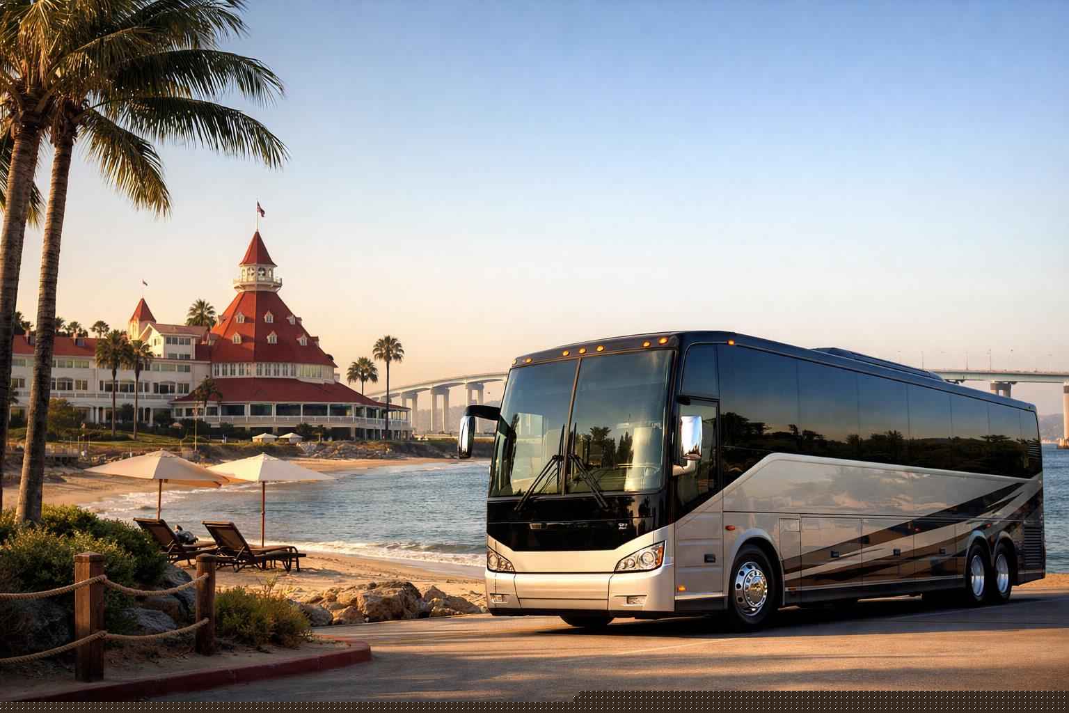 Coronado California Charter Bus Rental
