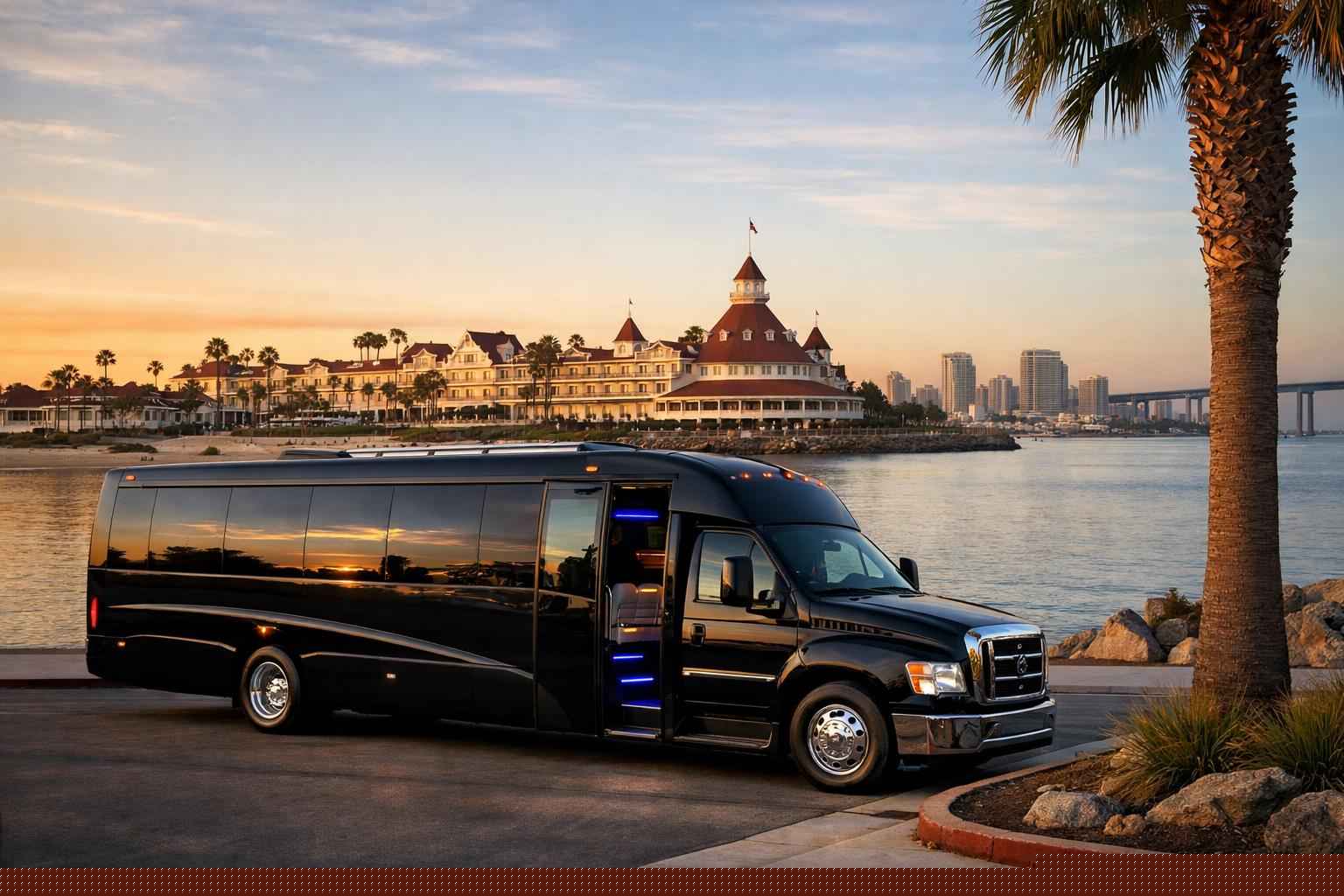 Coronado California Limo Bus Rental