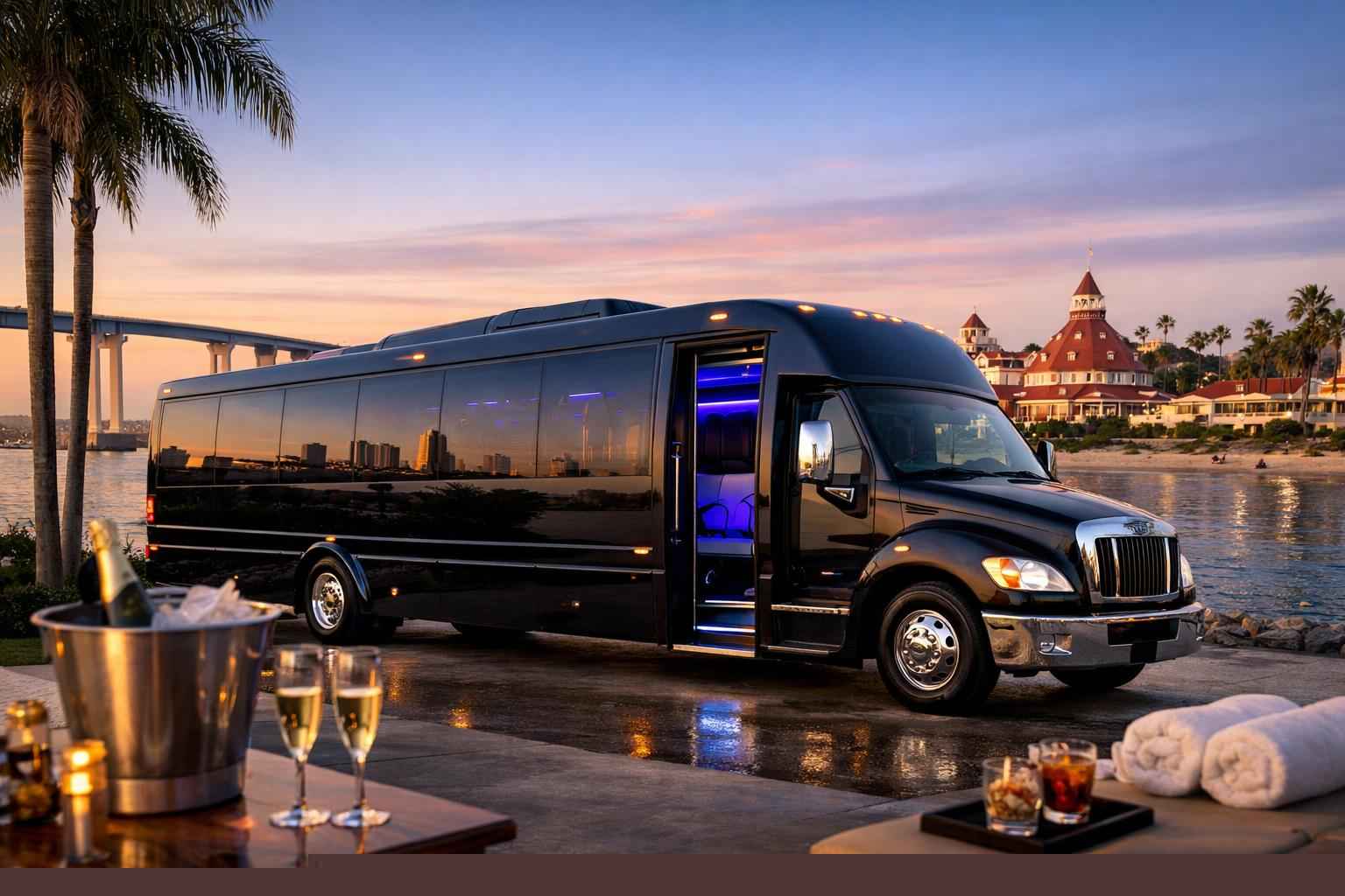 Coronado California Party Bus Rental