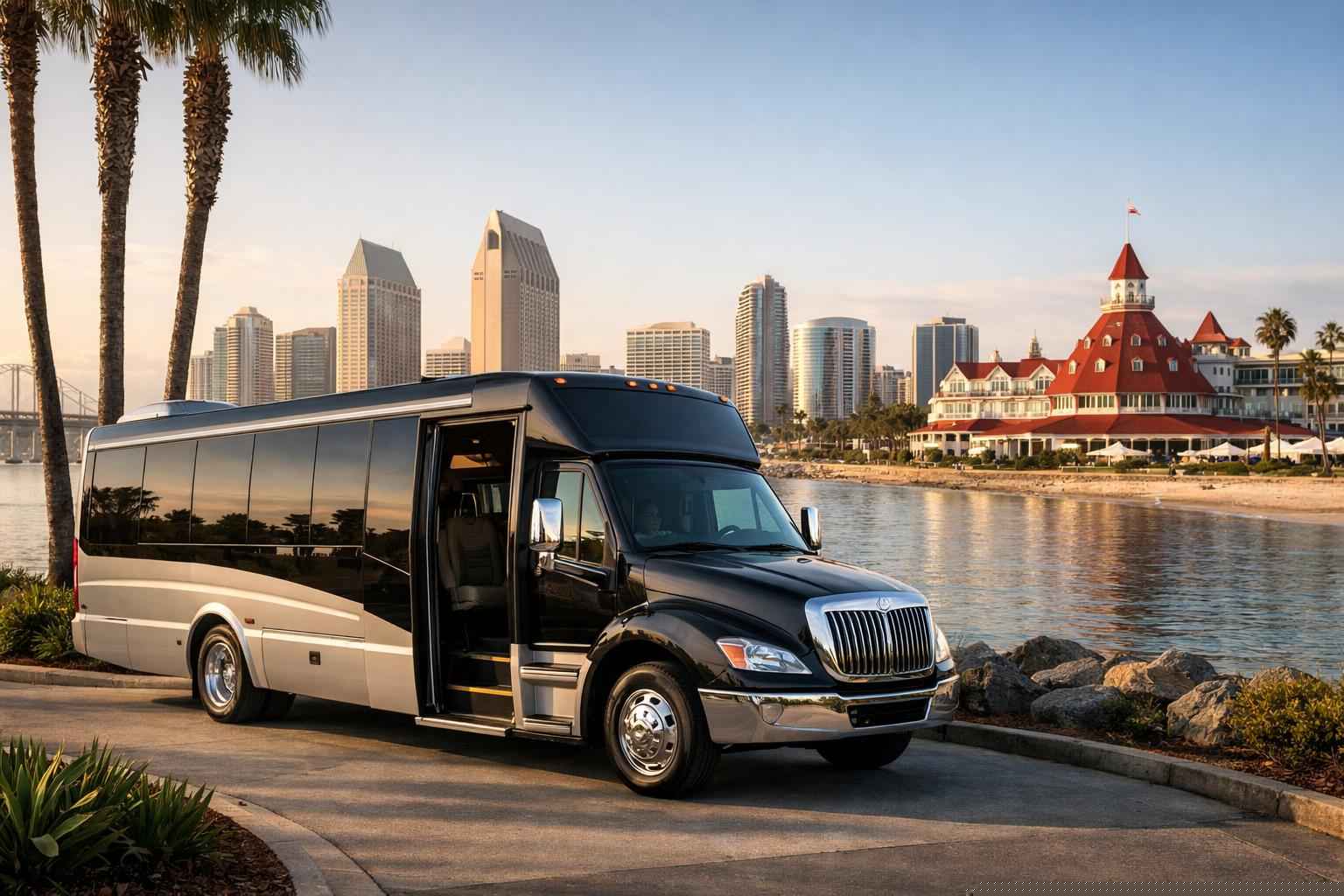 Coronado California Shuttle Bus Rental