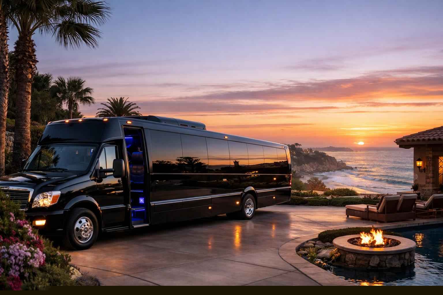 Del Mar California Limo Bus Rental