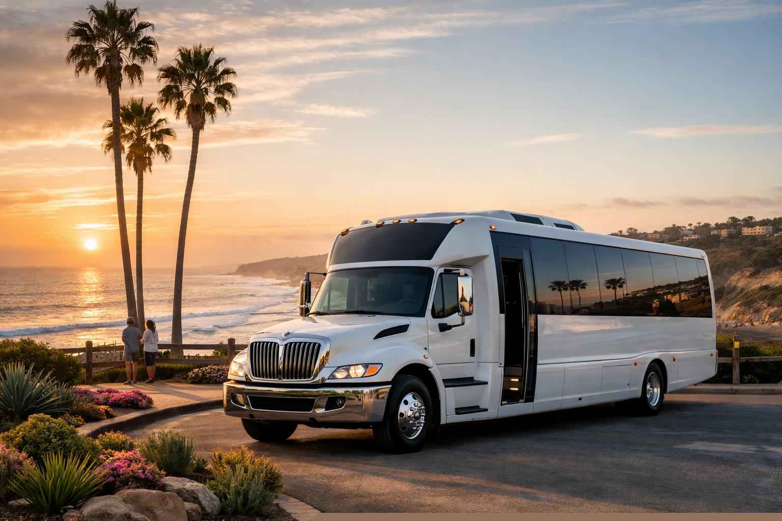 Del Mar California Shuttle Bus Rental