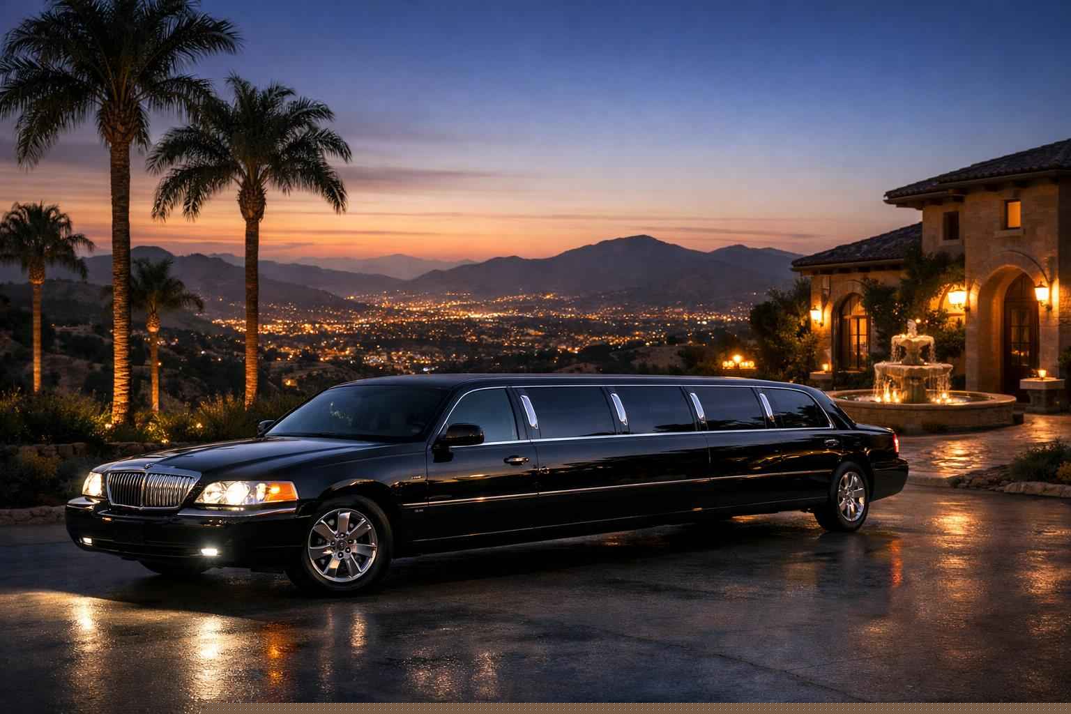 El Cajon California Black Limo Rental
