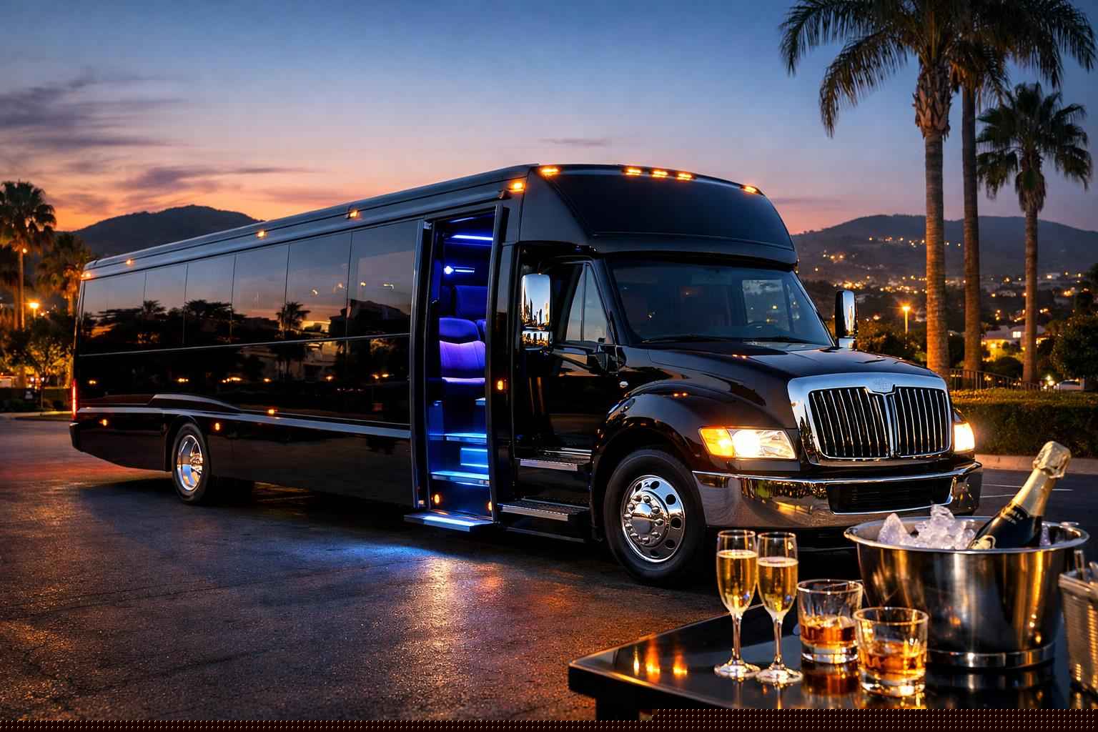 El Cajon California Black Party Bus Rental