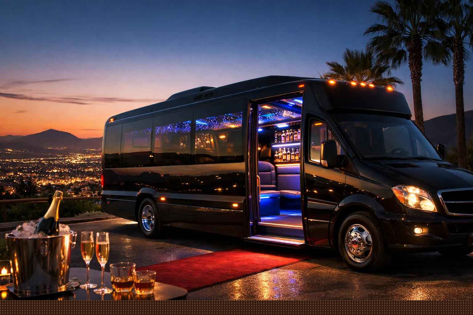 El Cajon California Party Bus Rental