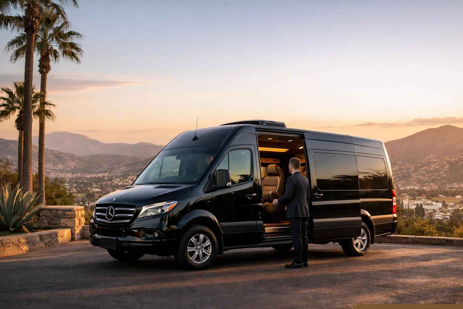 El Cajon California Sprinter Van Rental With Driver