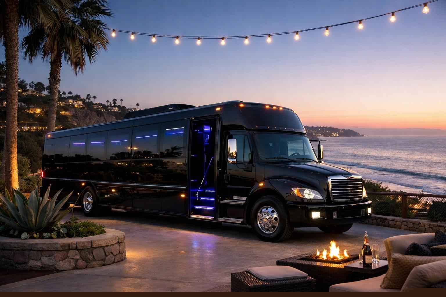 Encinitas California Black Party Bus Rental