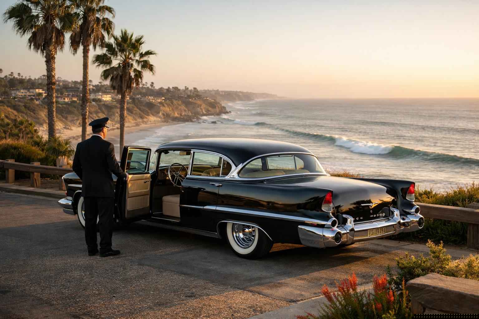 Encinitas California Classic Car Chauffeur Service