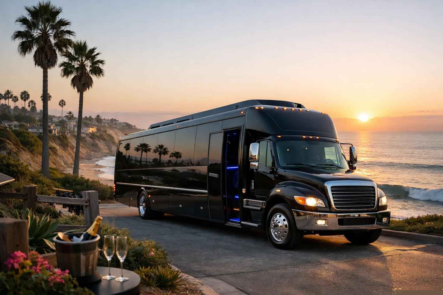 Encinitas California Limo Bus Rental