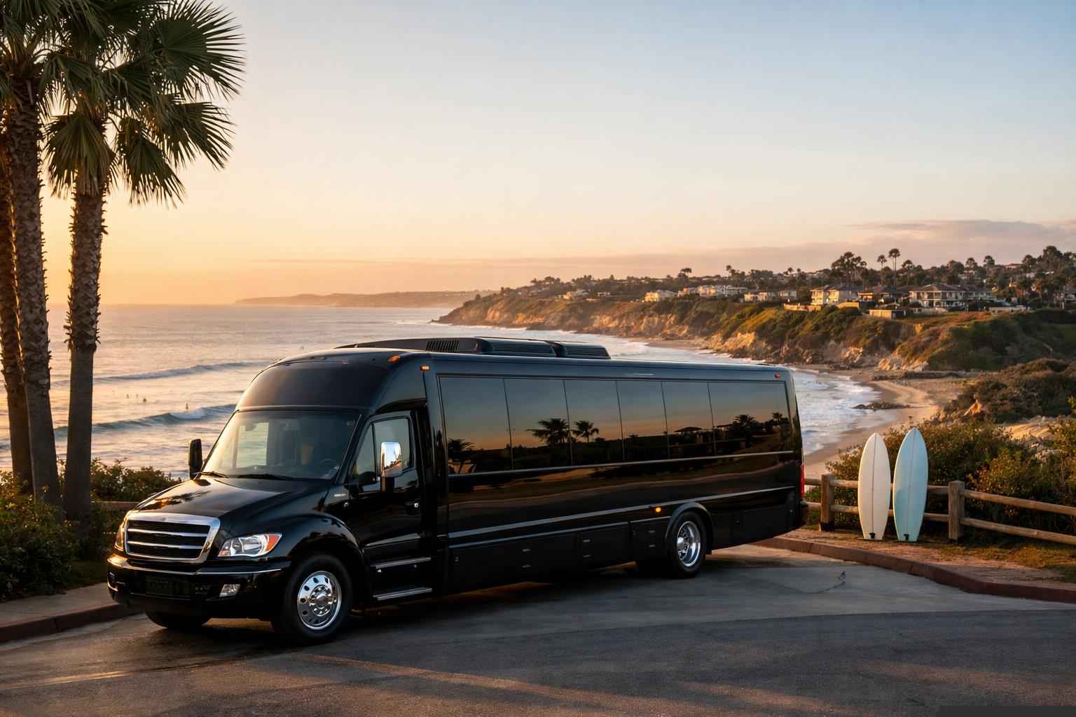 Encinitas California Shuttle Bus Rental