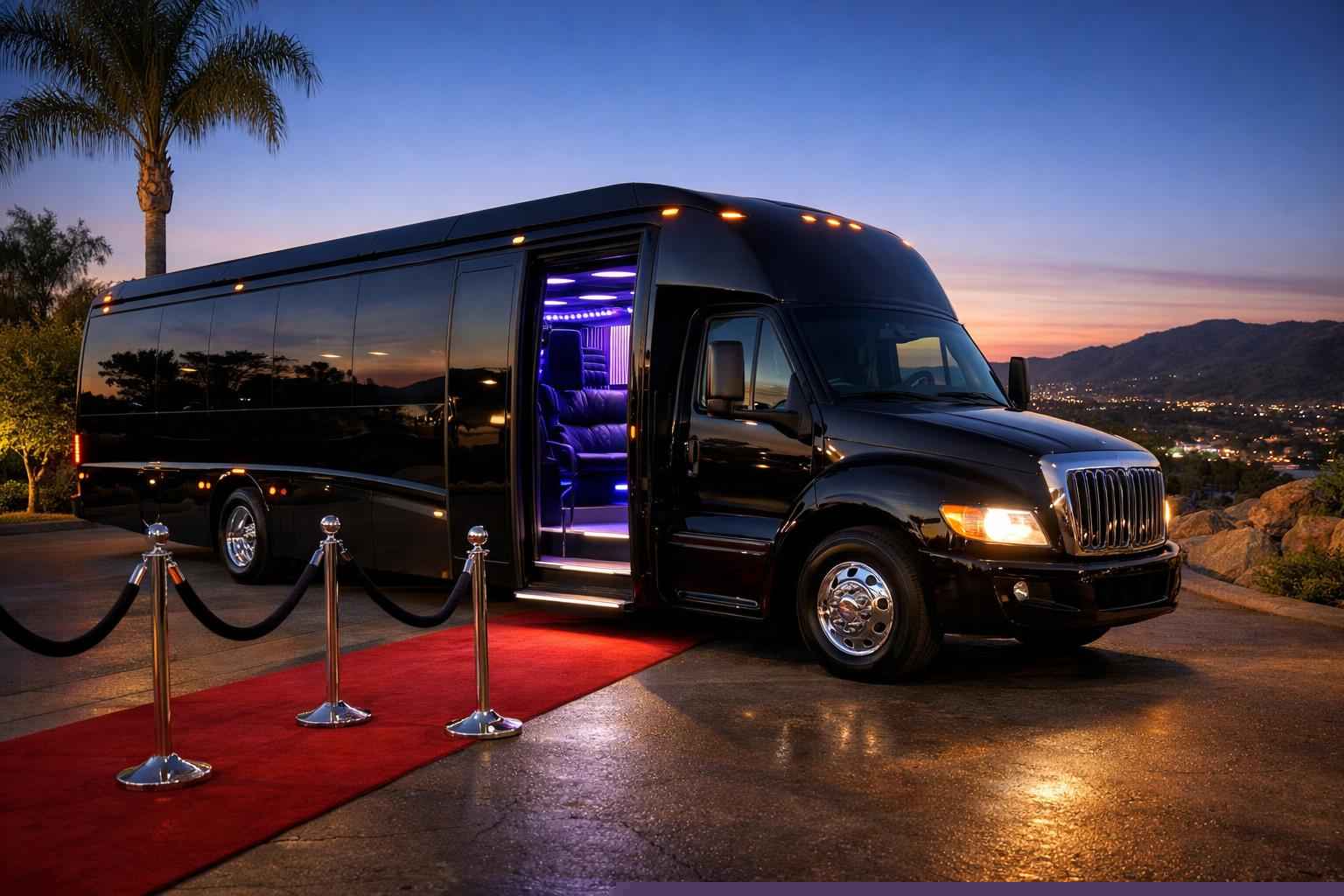 Escondido California Black Party Bus Rental