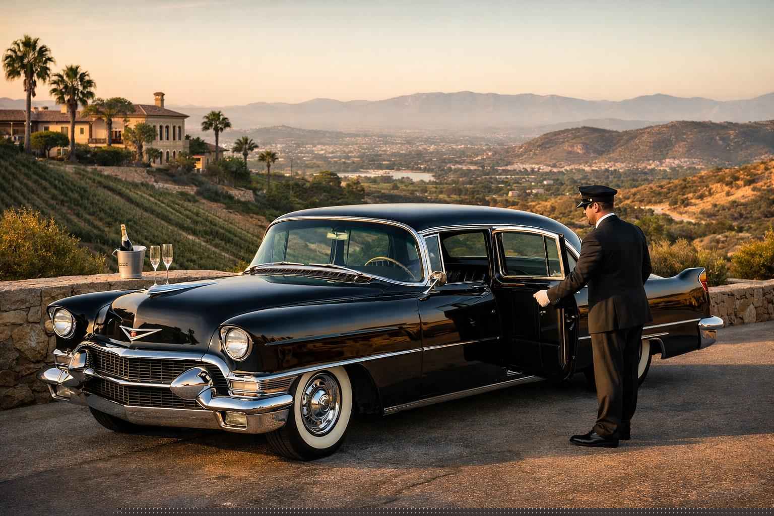 Escondido California Classic Car Chauffeur Service