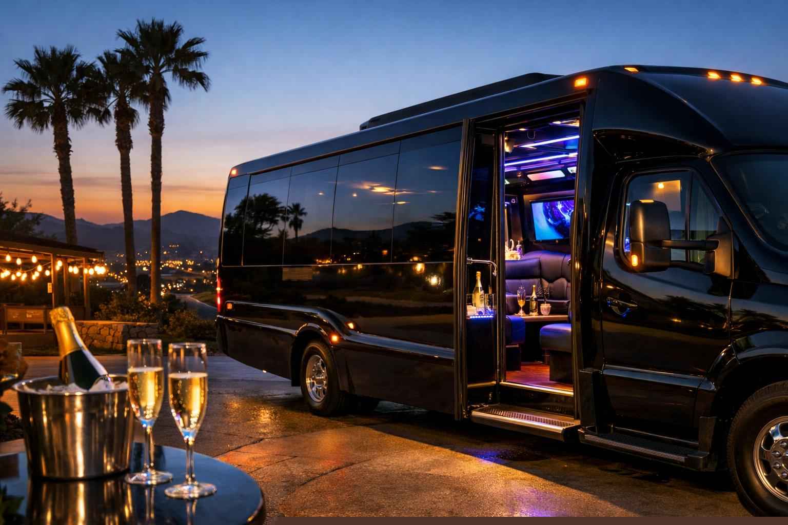 Escondido California Party Bus Rental