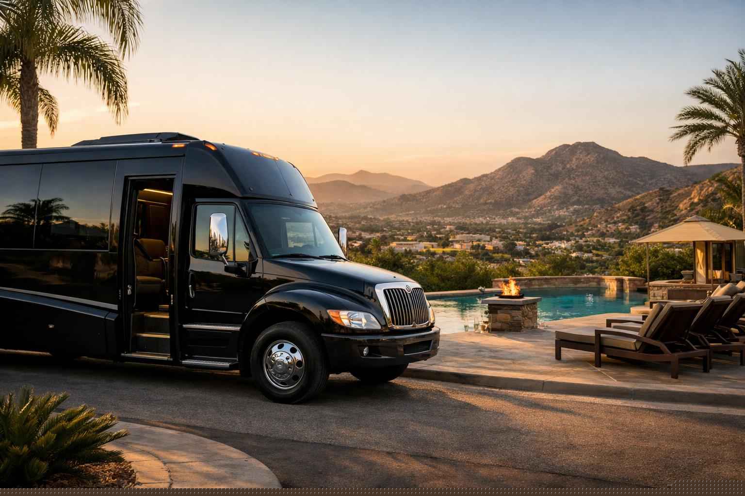 Escondido California Shuttle Bus Rental