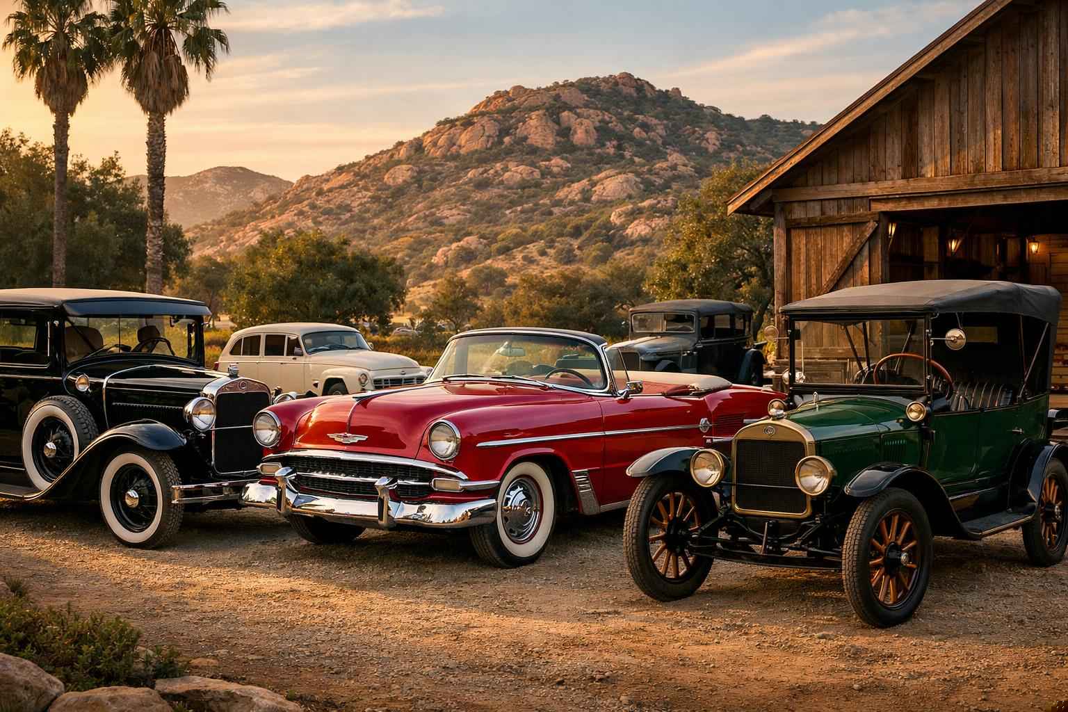 Antique Vehicle Rental With Driver In Granite Hills California Granite Hills California Antique Vehicles