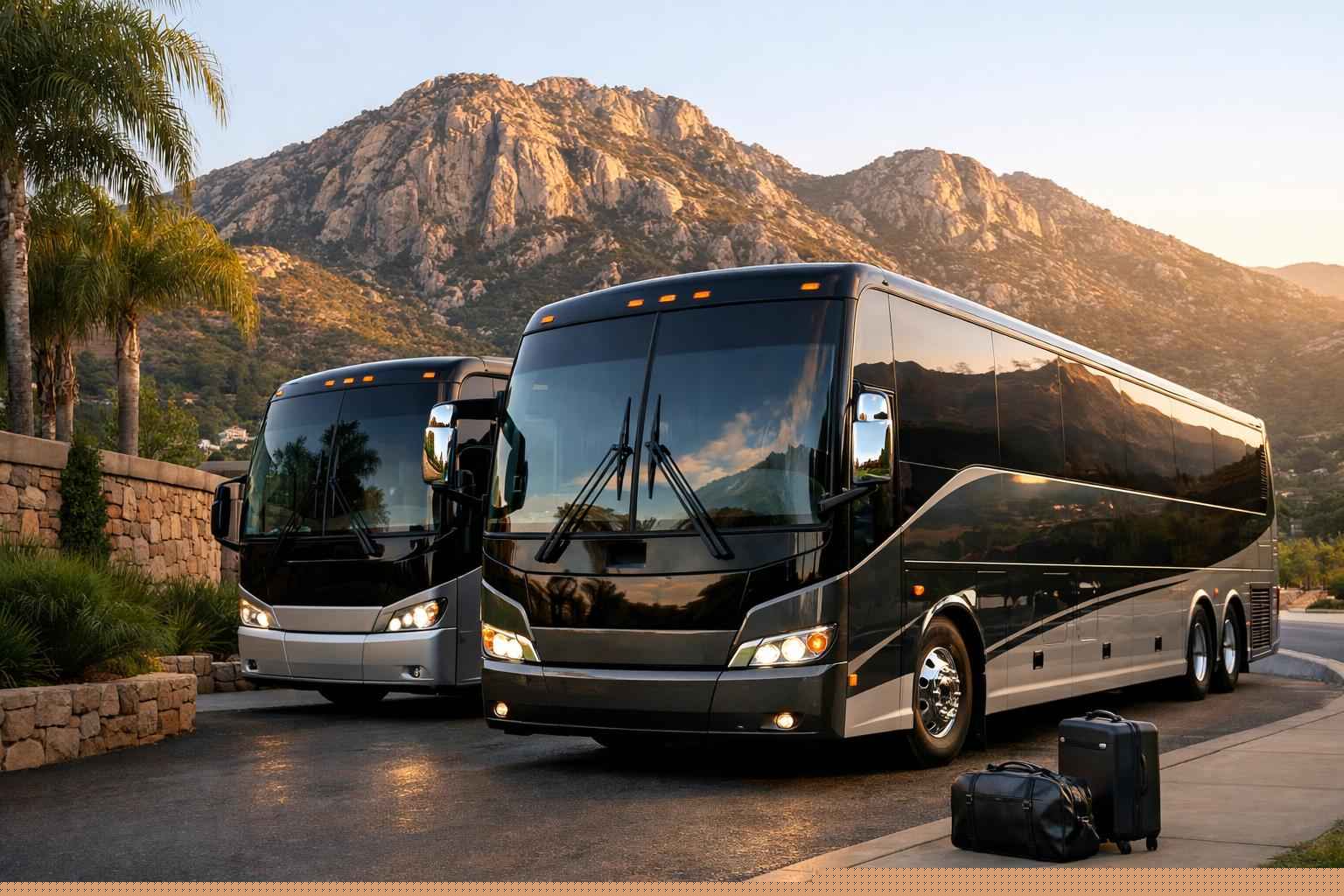 Charter Bus Rental In Granite Hills California Granite Hills California Charter Buses