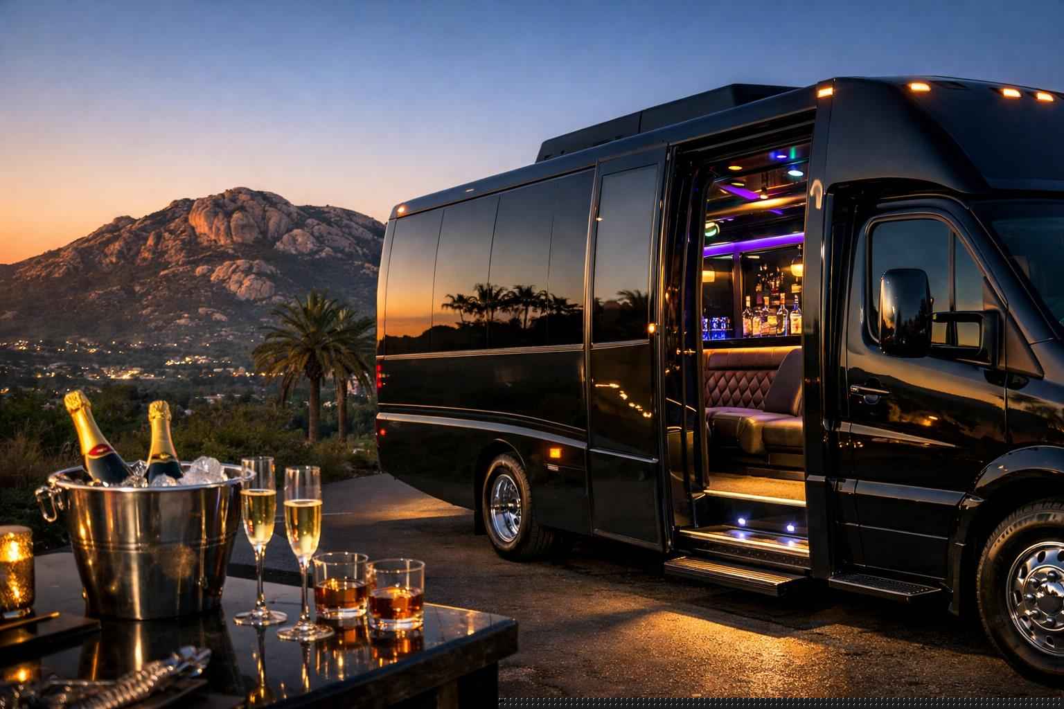 Party Bus Rental In Granite Hills California Granite Hills California Party Buses